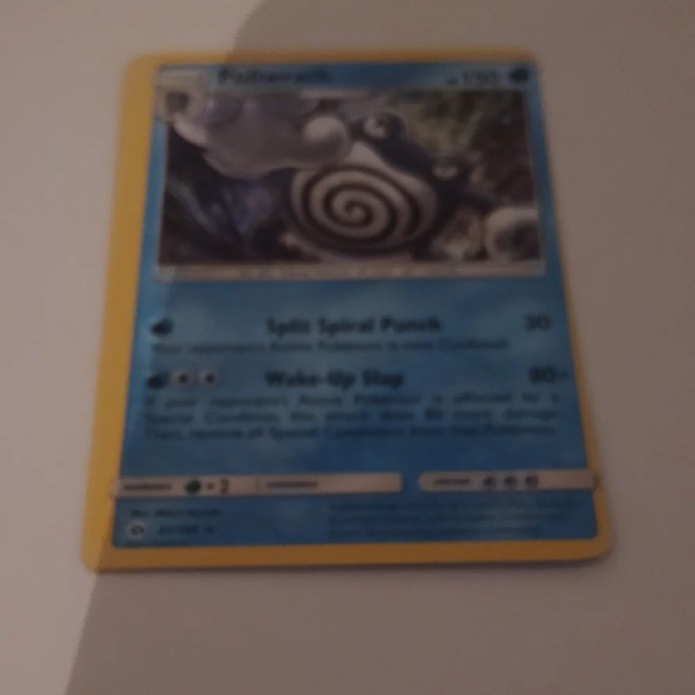 Poliwrath Card# 32/149 Reverse Halo Half Art Midori Haroda (Miscut) Shadowless - Picture 8 of 9